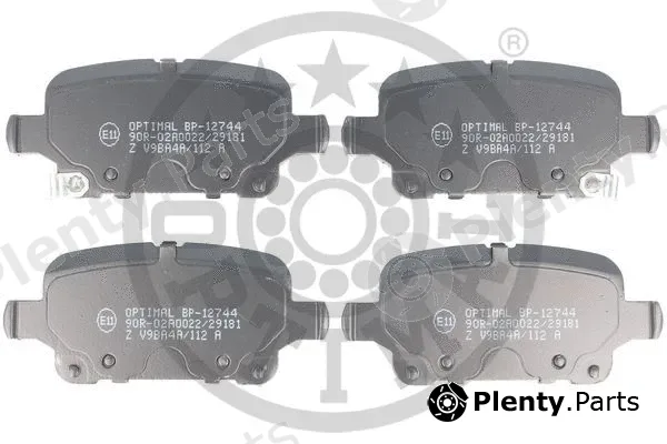 Optimal BP-12744 — Brake Pad Set, disc brake
