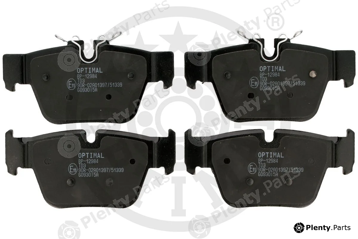 Optimal BP-12984 — Brake Pad Set, disc brake