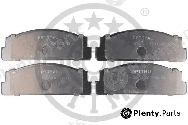 Optimal BP-03512 — Brake Pad Set, disc brake