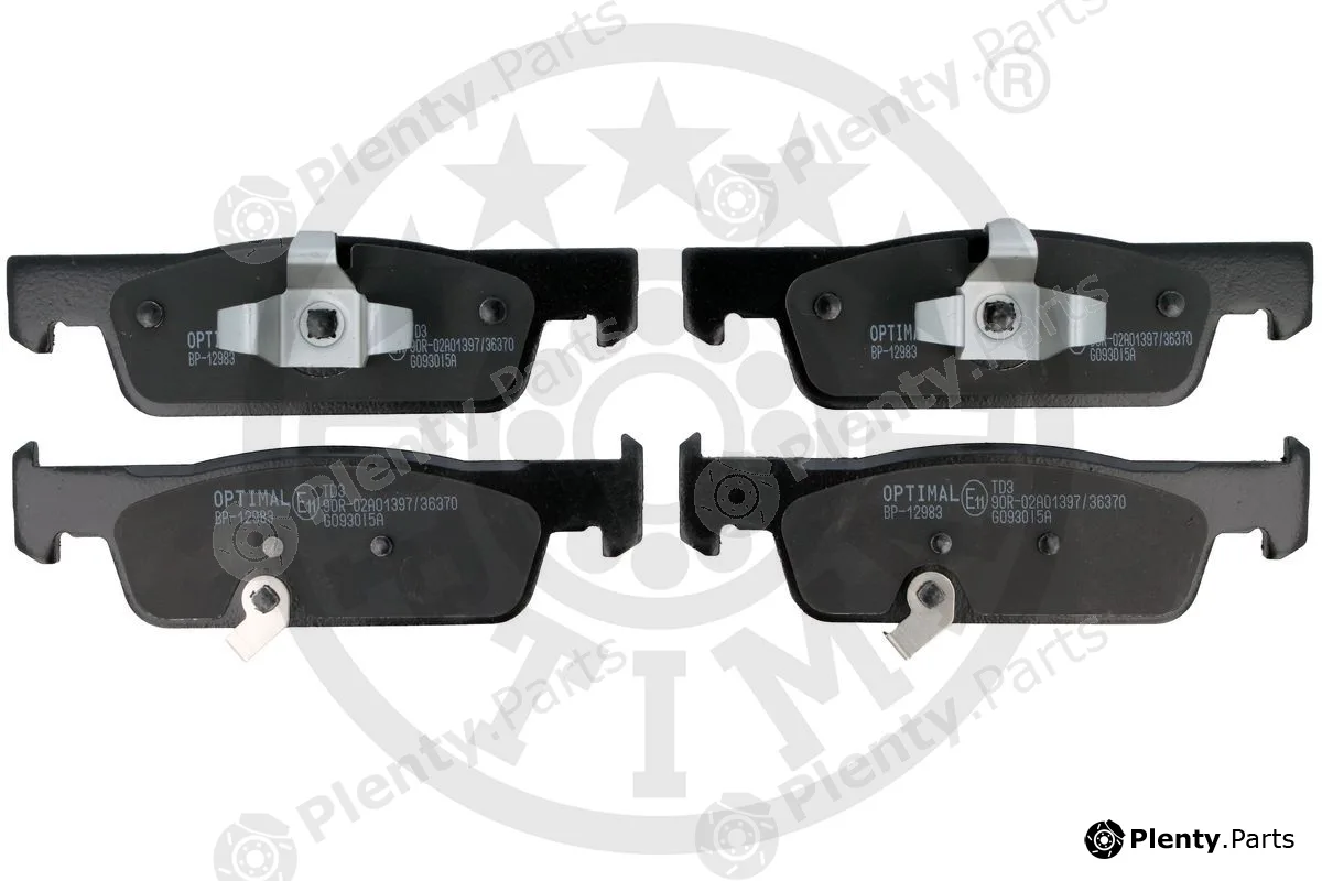 Optimal BP-12983 — Brake Pad Set, disc brake