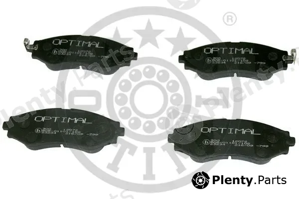 Optimal 12072 — Brake Pad Set, disc brake