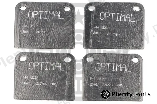 Optimal 12037 — Brake Pad Set, disc brake