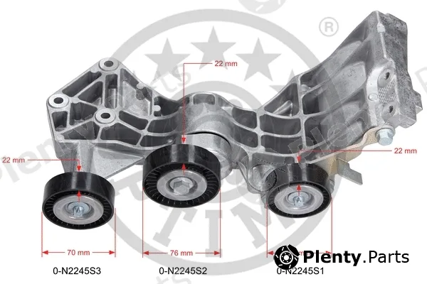 Optimal 0-N2245 — Belt Tensioner, V-ribbed belt