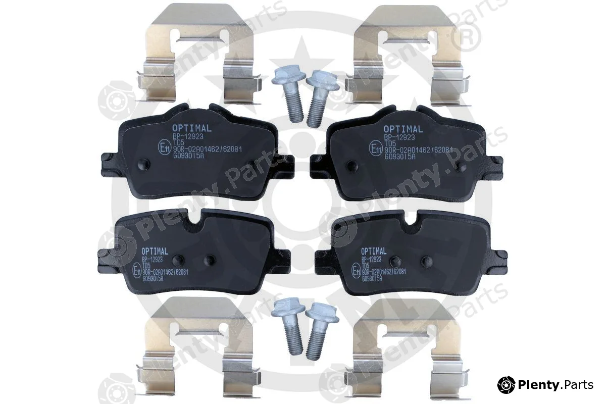 Optimal BP-12923 — Brake Pad Set, disc brake