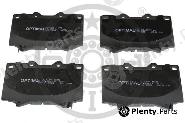 Optimal 10334 — Brake Pad Set, disc brake