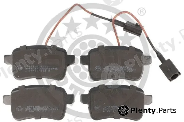 Optimal 12554 — Brake Pad Set, disc brake