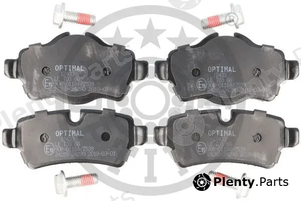 Optimal 12433 — Brake Pad Set, disc brake