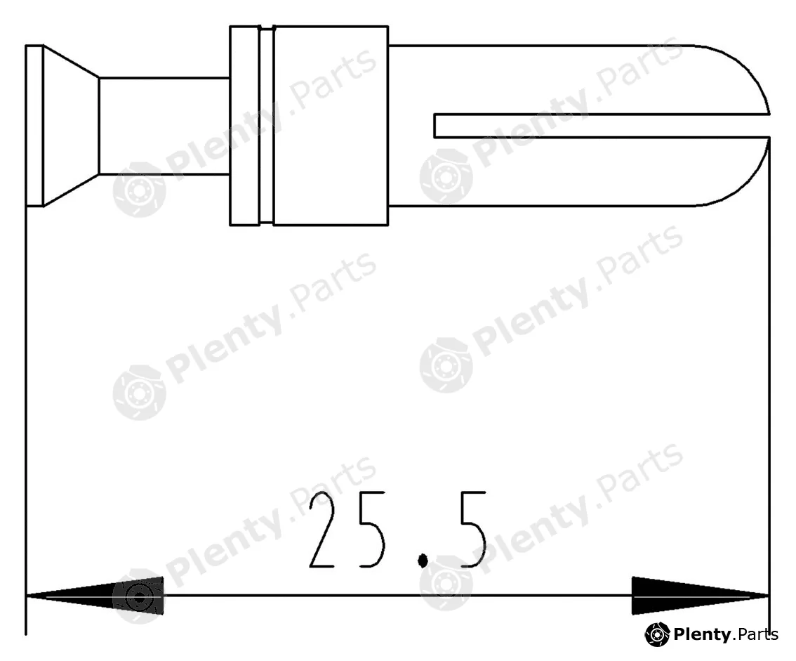 Erich Jaeger 025436-3 — Contact Pin