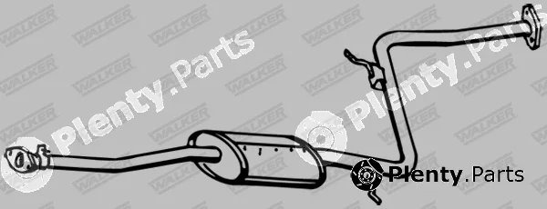 Walker 18841 — Centre Muffler