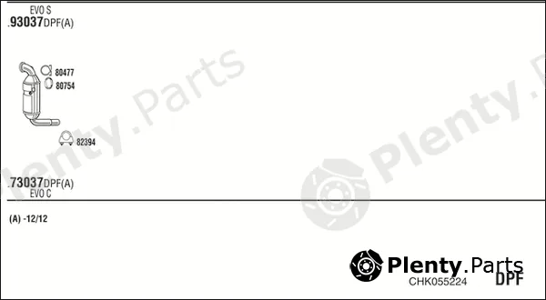 Walker CHK055224 — Exhaust System