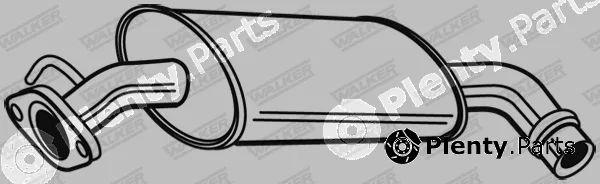 Walker 22515 — Front Muffler