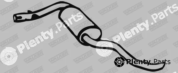 Walker 01202 — Rear Muffler