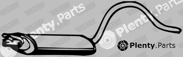 Walker 04916 — Centre Muffler