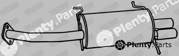 Walker 18842 — Rear Muffler