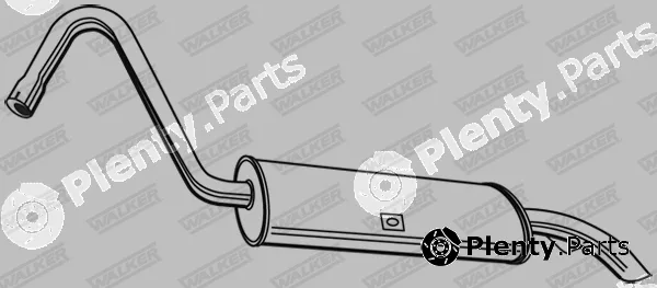 Walker 06411 — Rear Muffler
