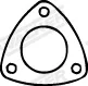 Walker 80013 — Gasket, exhaust pipe