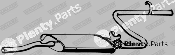 Walker 04374 — Rear Muffler