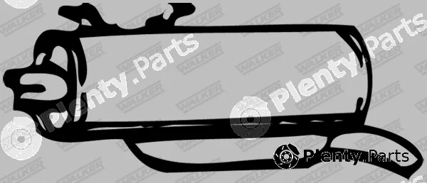 Walker 06073 — Rear Muffler