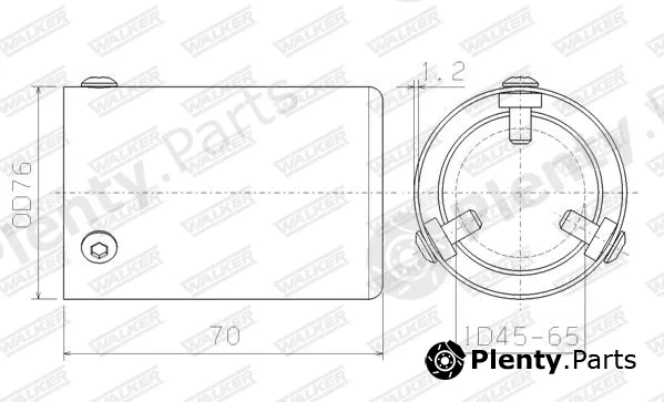 Walker 10682 — Exhaust Tip