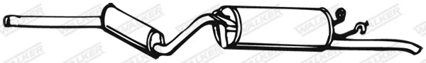 Walker 01882 — Rear Muffler
