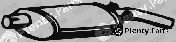 Walker 01722 — Rear Muffler
