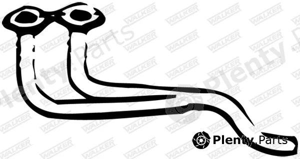 Walker 09261 — Exhaust Pipe
