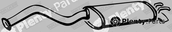 Walker 15121 — Rear Muffler
