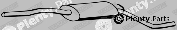 Walker 12357 — Centre Muffler