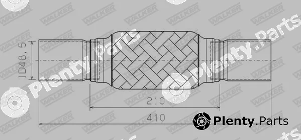Walker 01087 — Pipe Connector, exhaust system