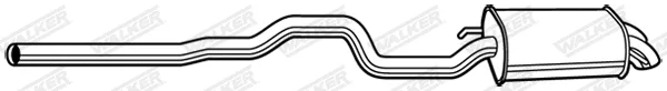 Walker 23684 — Rear Muffler