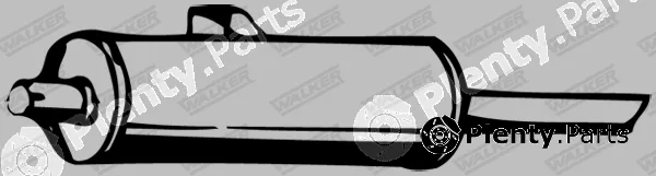 Walker 04450 — Rear Muffler