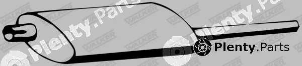 Walker 03335 — Centre Muffler