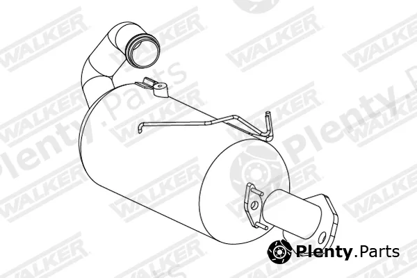 Walker 73344 — Soot/Particulate Filter, exhaust system EVO C