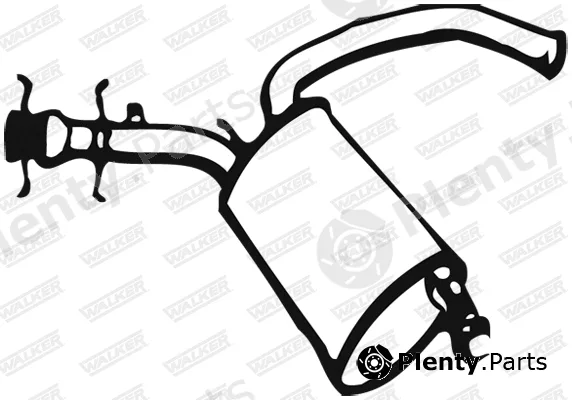 Walker 01895 — Centre Muffler