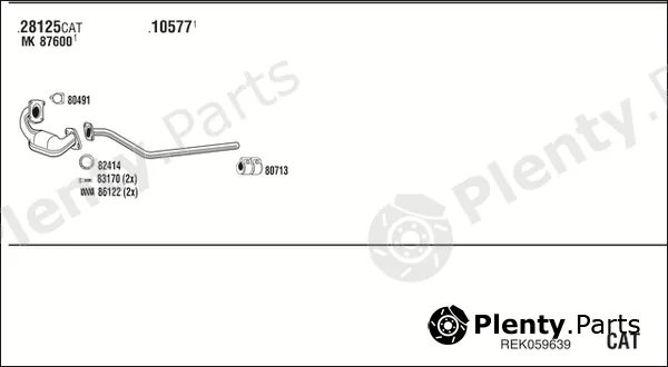 Walker REK059639 — Exhaust System