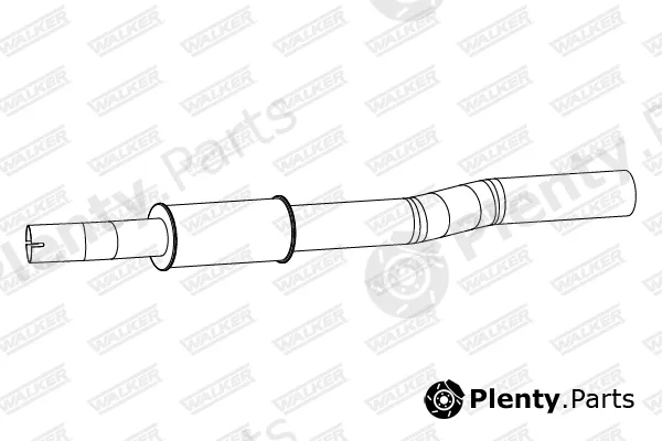 Walker 24328 — Centre Muffler