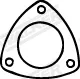 Walker 80147 — Gasket, exhaust pipe