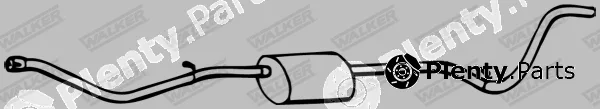 Walker 05488 — Rear Muffler