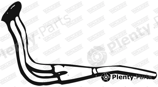 Walker 06401 — Exhaust Pipe