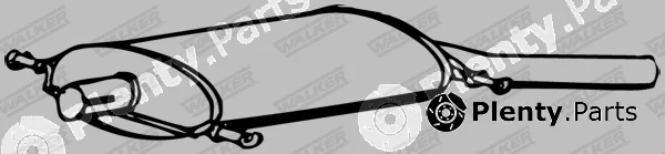 Walker 17014 — Rear Muffler