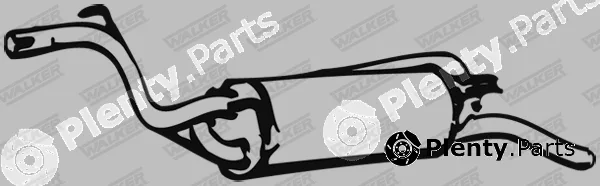 Walker 01499 — Rear Muffler