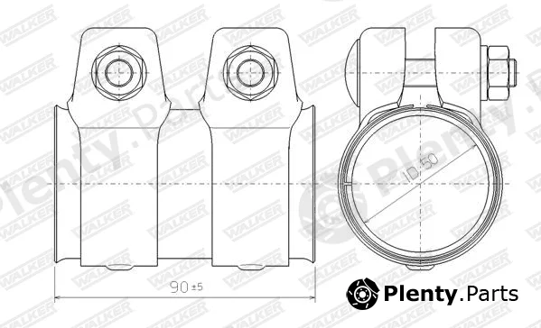 Walker 86152 — Pipe Connector, exhaust system