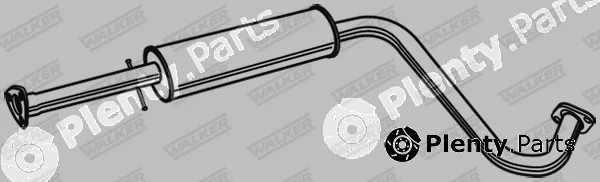 Walker 22011 — Centre Muffler