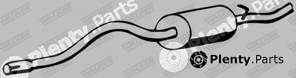 Walker 12358 — Rear Muffler