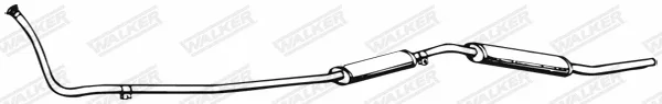 Walker 01940 — Rear Muffler