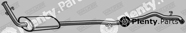 Walker 21434 — Centre Muffler
