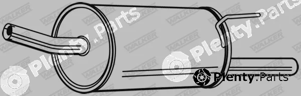 Walker 24164 — Rear Muffler