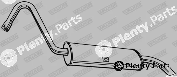 Walker 13489 — Rear Muffler