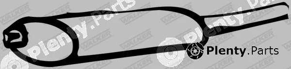 Walker 17471 — Rear Muffler