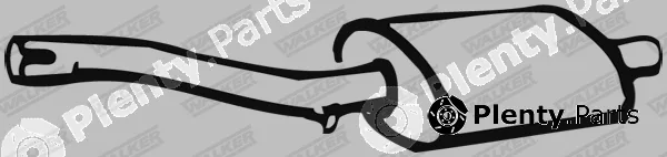 Walker 01630 — Front Muffler